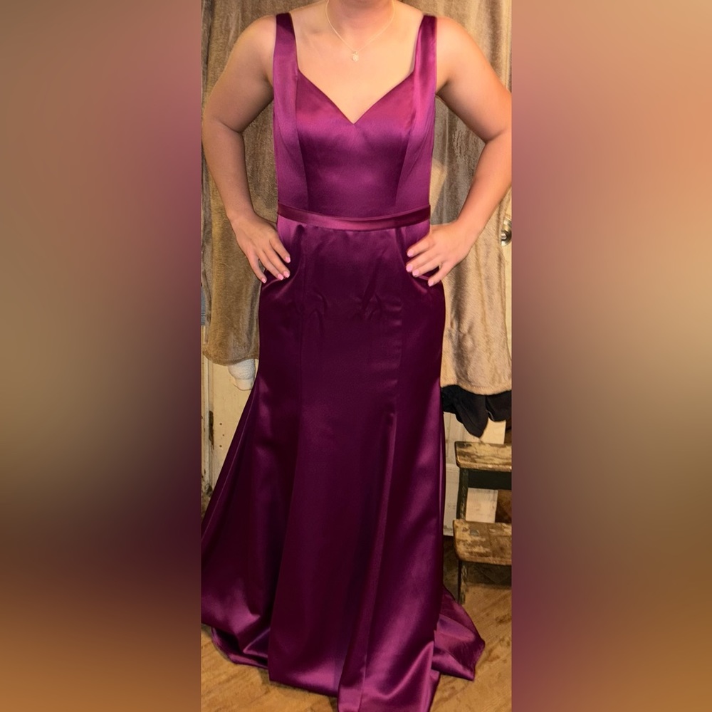 Purple prom dress